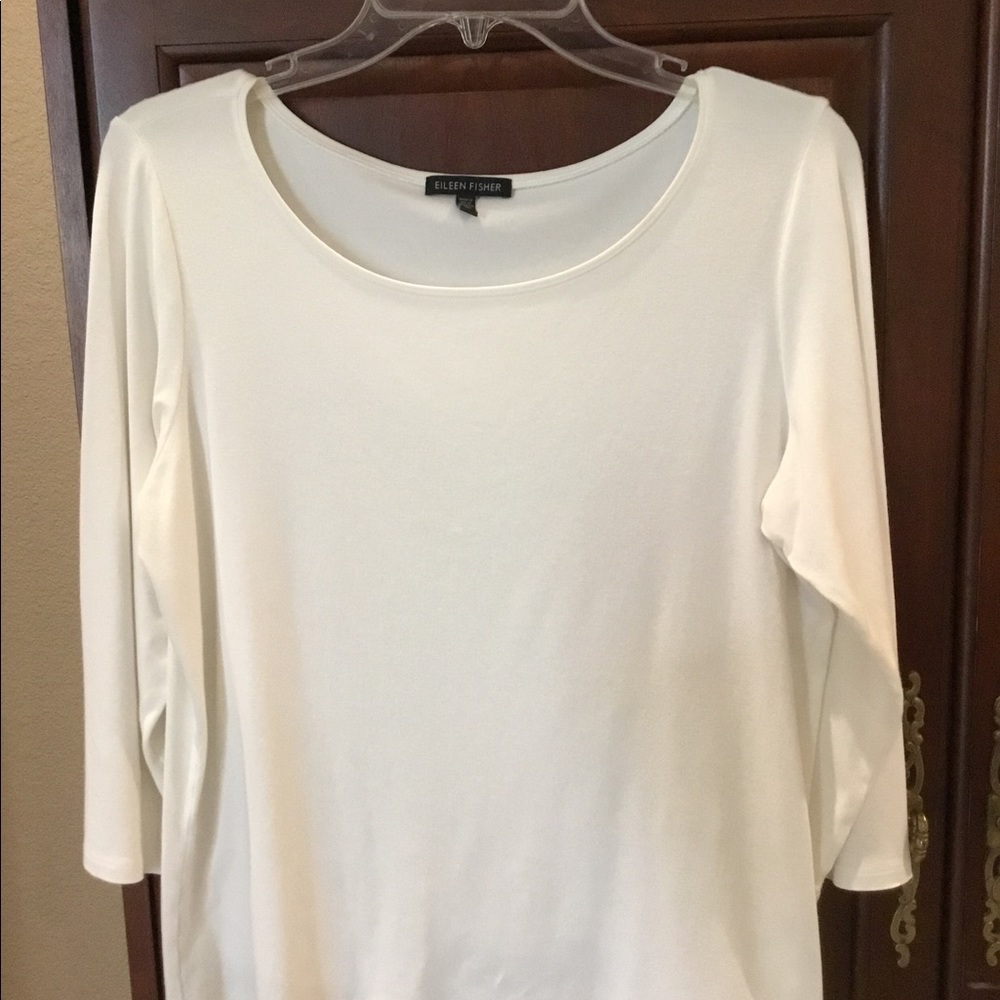 Eileen Fisher Cream Top